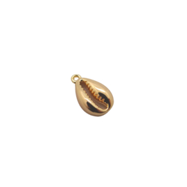 Cowrie Shell Gold Pendant