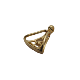 Triangular Gold Pendant