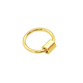 Round ring - gold plated