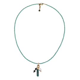 Necklace Miyuki Green