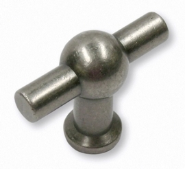 Knop Shaun: T- vorm 50 mm tin