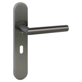 Deurkrukset Aster Rvs gun metal