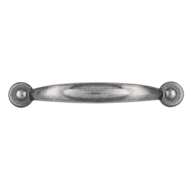 Greep Flouwer 136(96)mm  zilver antiek