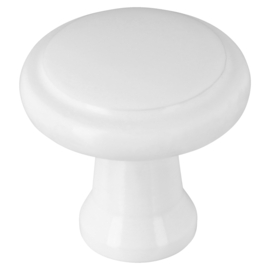 Ronde knop Kathy 25 mm wit