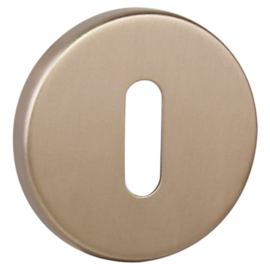 Sleutelplaatjes rond aluminium antiek vermessingd