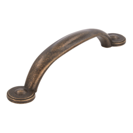 Greep Flouwer 136(96)mm  messing(brons) antiek
