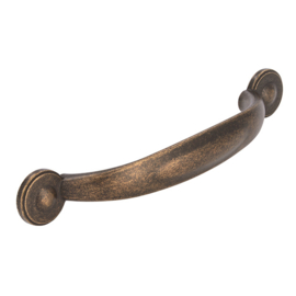 Greep Flouwer 136(96)mm  messing(brons) antiek