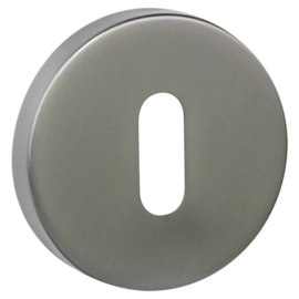 Sleutelplaatjes rond rvs gun metal