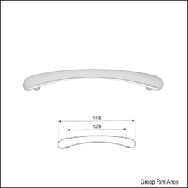 Greep Rini Anox 148mm (128mm)