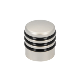 deurstopper ton 28mm mat nikkel pvc