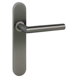 Deurkrukset Aster Rvs gun metal