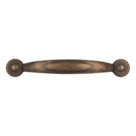 Greep Flouwer 136(96)mm  messing(brons) antiek