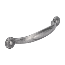 Greep Flouwer 136(96)mm  zilver antiek