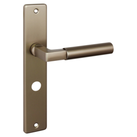 Deurkrukset Dion aluminium antiek vermessingd
