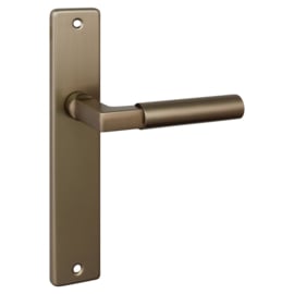 Deurkrukset Dion aluminium antiek vermessingd