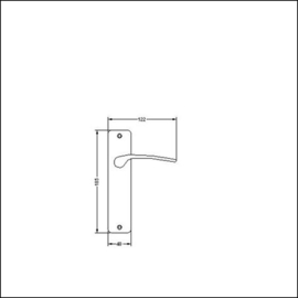 Deurkrukset Agathon Kortschild Aluminium