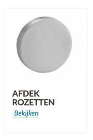 afdekrozetten rvs, aluminium,brons enz.