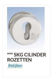 skg cilinders en rozetten rvs,aluminium en zwart