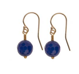 Blue Agate Goldplated