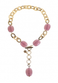 Necklace Bahiti pink