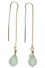 Chain Earring Lovely green Uitverkocht