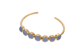 Bangle 7x Blue Chalcedony