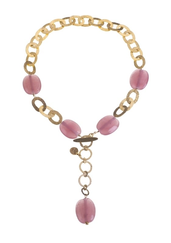 Necklace Bahiti pink