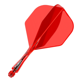 Winmau Fusion Flight Shaft Rood