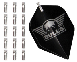 5 Sets Bull's Flight Protector Silber