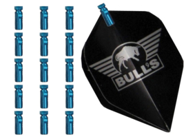 5 Sets Bull's Flight Protector Blau