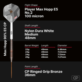 Max Hopp E5 CP Steeltip 90%