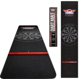 Bull's Carpet Dartmat Black 300x65 cm met oche