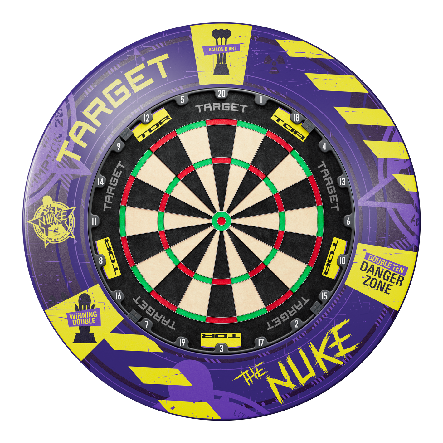 Target Luke Littler World Champion 2025 TOR Dartbord Surround Set