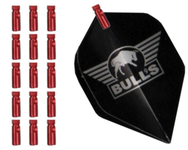 5 sets Bull's Flightprotectors  Red