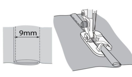HUSQVARNA Platte Naadvoet 9 mm
