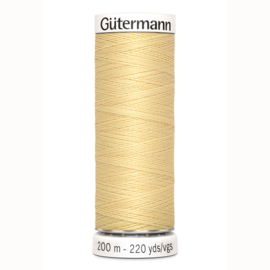 Gutermann 325 Licht geel  | Naaigaren 200m