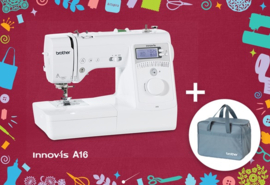 BROTHER Innovis A16 - A 16 - incl. vakhandel helpdesk - tijdelijk met gratis Brother naaimachine tas kado