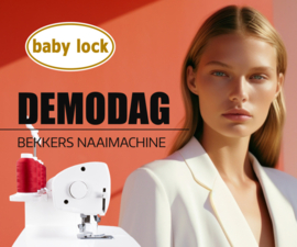 Baby Lock Demodag - Vrijdag 25 oktober 2024 - Inrijgen op lucht!