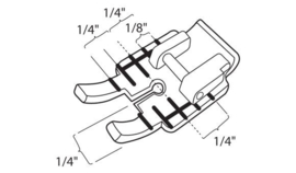 HUSQVARNA Transparante patchworkvoet 6 mm