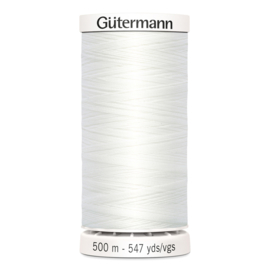 Gutermann 800 Wit | Naaigaren 500m