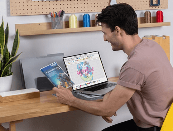 BROTHER BE Embroidery Studio Software - BE1 EmbroideryStudio borduursoftware - Nieuw - ook voor Mac - door Wilcom - binnenkort verkrijgbaar