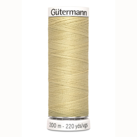 Gutermann 249 Geel beige | Naaigaren 200m