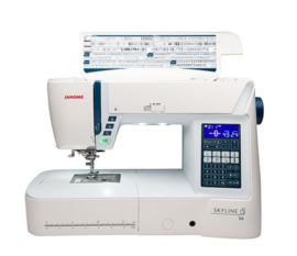 JANOME Skyline S6 - met AcuFeed - inclusief aanschuiftafel