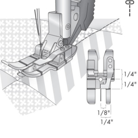 PFAFF Doorpitvoet met IDT