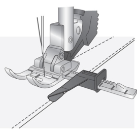 PFAFF Geleidevoet voor IDT (instelbaar in de breedte)