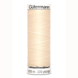 Gutermann 414 Ecru | Naaigaren 200m