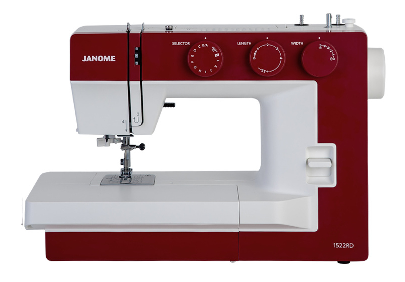 JANOME 1522 RD - 1522 rood - mechanische naaimachine