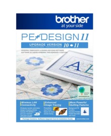 BROTHER UPGRADE PE DESIGN 10 naar PE DESIGN 11 | UGKPED11