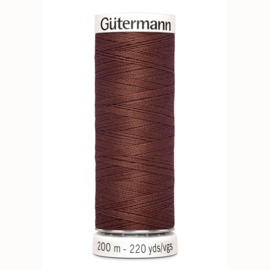 Gutermann 478 Rood bruin | Naaigaren 200m