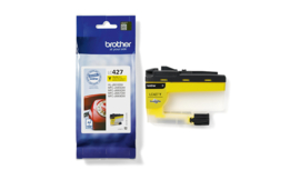 Gele inktcartridge voor de Brother PrintModa Studio HL-JF1 textielprinter LC427Y